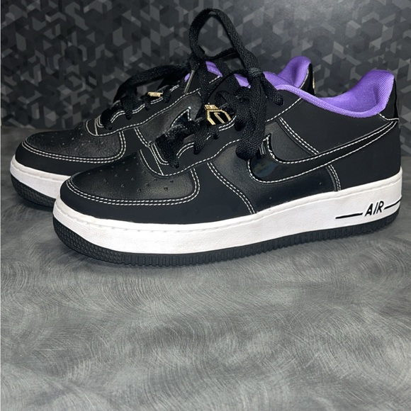 Nike Air Force Other - Kids Black and Purple Sneakers